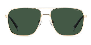 Polaroid PLD 4128/S/X men Gold Squared Sunglasses