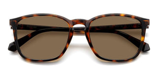 Polaroid PLD 4139/S men Havana Squared Sunglasses