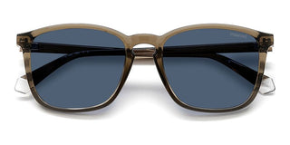 Polaroid PLD 4139/S men Brown Squared Sunglasses