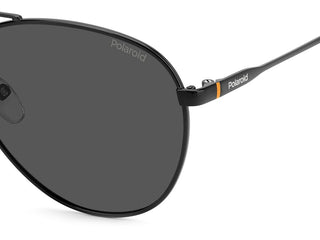 Polaroid PLD 4142/G/S/X unisex Black Pilot Sunglasses