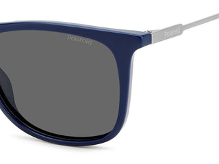Polaroid PLD 4145/S/X men Blue Squared Sunglasses