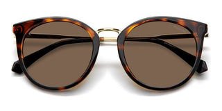 Polaroid PLD 4146/S/X women Havana Butterfly Sunglasses