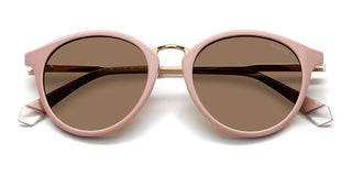 Polaroid PLD 4147/S/X unisex Pink Round Sunglasses