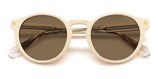 Polaroid PLD 4150/S/X men White Round Sunglasses