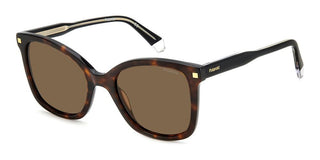 Polaroid PLD 4151/S/X women Havana Squared Sunglasses