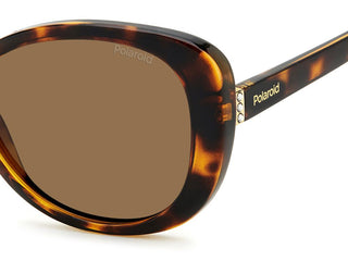 Polaroid PLD 4154/S/X women Havana Geometric Sunglasses
