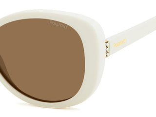 Polaroid PLD 4154/S/X women White Geometric Sunglasses