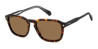 Polaroid PLD 4156/S/X unisex Havana Geometric Sunglasses