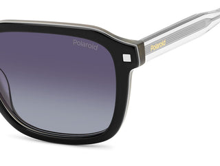 Polaroid PLD 4156/S/X unisex Black Geometric Sunglasses
