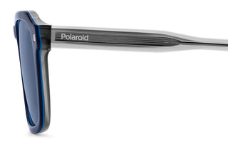 Polaroid PLD 4156/S/X unisex Blue Geometric Sunglasses