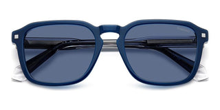 Polaroid PLD 4156/S/X unisex Blue Geometric Sunglasses