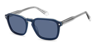 Polaroid PLD 4156/S/X unisex Blue Geometric Sunglasses