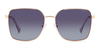 Polaroid Pld 4158/g/s/xn Women Rose Gold Rectangle Sunglasses