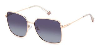 Polaroid Pld 4158/g/s/xn Women Rose Gold Rectangle Sunglasses