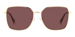 Polaroid Pld 4158/g/s/xn Women Gold Rectangle Sunglasses
