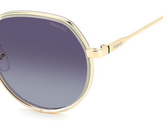 Polaroid PLD 4160/G/S/X unisex Gold Geometric Sunglasses