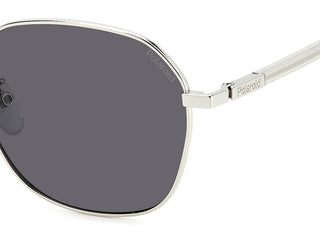 Polaroid Pld 4168/g/s/x Men Silver Geometric Sunglasses