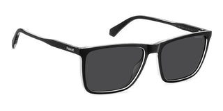 Polaroid Pld 4180/s Men Black Rectangle Sunglasses