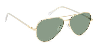 Polaroid Pld 4186/g/s/x Men Gold Pilot Sunglasses