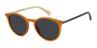 Polaroid Pld 4206/s/x Men Orange Round Sunglasses