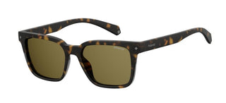 Polaroid PLD 6044/S unisex Havana Squared Sunglasses