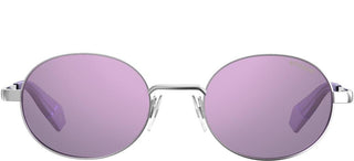 Polaroid PLD 6066/S unisex Silver Round Sunglasses