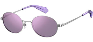 Polaroid PLD 6066/S unisex Silver Round Sunglasses