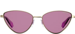 Polaroid PLD 6071/S/X women Gold Cat Eye Sunglasses