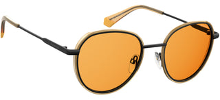 Polaroid PLD 6114/S unisex Black Round Sunglasses