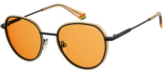 Polaroid PLD 6114/S unisex Black Round Sunglasses