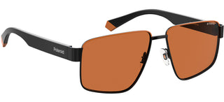 Polaroid PLD 6121/S unisex Black Geometric Sunglasses
