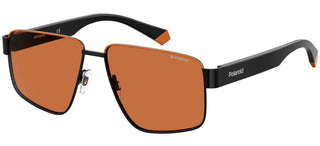 Polaroid PLD 6121/S unisex Black Geometric Sunglasses