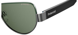 Polaroid PLD 6122/S unisex Ruthenium Cat Eye Sunglasses