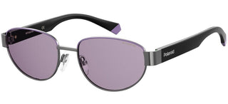 Polaroid PLD 6123/S unisex Ruthenium Geometric Sunglasses