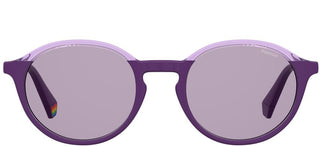 Polaroid PLD 6125/S unisex Violet Round Sunglasses