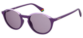 Polaroid PLD 6125/S unisex Violet Round Sunglasses