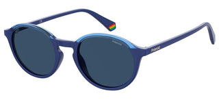 Polaroid PLD 6125/S unisex Blue Round Sunglasses