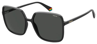 Polaroid PLD 6128/S women Black Squared Sunglasses