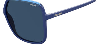 Polaroid PLD 6128/S women Blue Squared Sunglasses