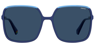 Polaroid PLD 6128/S women Blue Squared Sunglasses