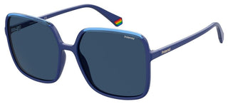 Polaroid PLD 6128/S women Blue Squared Sunglasses
