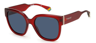 Polaroid PLD 6167/S women Red Squared Sunglasses