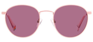 Polaroid PLD 6171/S unisex Rose gold Round Sunglasses