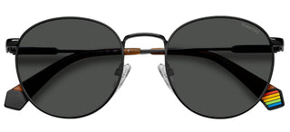 Polaroid PLD 6171/S unisex Black Round Sunglasses