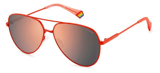 Polaroid PLD 6187/S unisex Red Pilot Sunglasses