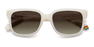 Polaroid PLD 6191/S unisex White Squared Sunglasses