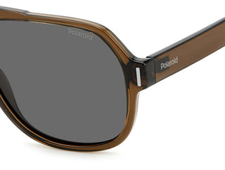 Polaroid PLD 6193/S unisex Brown Squared Sunglasses