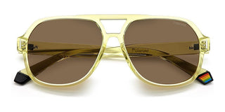 Polaroid PLD 6193/S unisex Yellow Squared Sunglasses