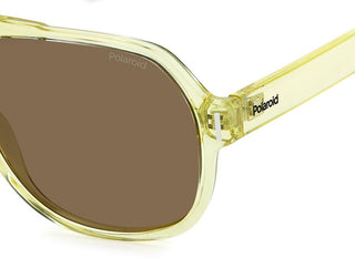 Polaroid PLD 6193/S unisex Yellow Squared Sunglasses