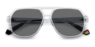 Polaroid PLD 6193/S unisex Transparent Squared Sunglasses